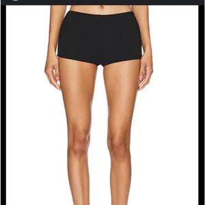 LOVERS & FRIENDS BLACK MINI SHORTS
